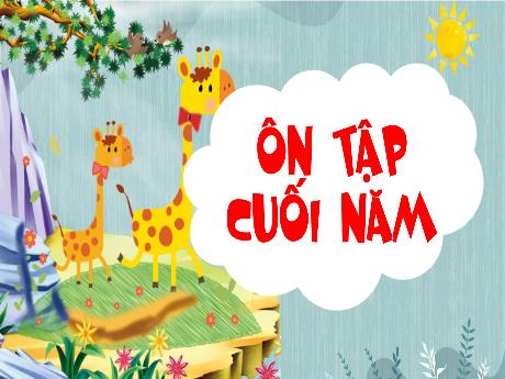 Bài giảng Khoa học 5 - Tuần 35 - Ôn tập cuối năm