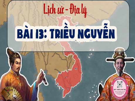 Bài giảng Lịch sử và Địa lí 5 - Bài 13: Triều Nguyễn