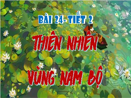 Bài giảng Lịch sử và Địa lý 4 (Kết nối tri thức) - Bài 24: Thiên nhiên vùng Nam Bộ (Tiết 2)