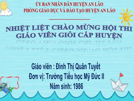 Bài giảng Toán 2 - Bài 51: Số có ba chữ số - Đinh Thị Quân Tuyết