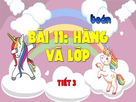 Bài giảng Toán 4 - Bài 11: Hàng và lớp