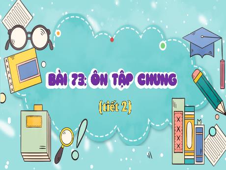 Bài giảng Toán 4- Bài 73: Ôn tập chung (Tiết 2)